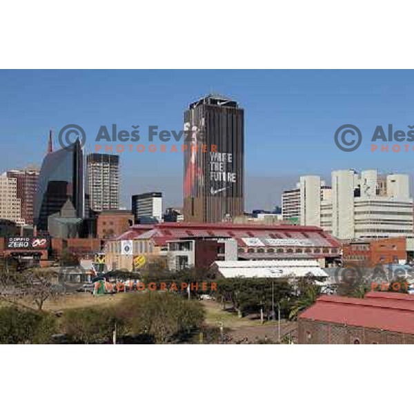View of Johannesburg city centre on June 20th , 2010 FIFA World Cup South Africa. 