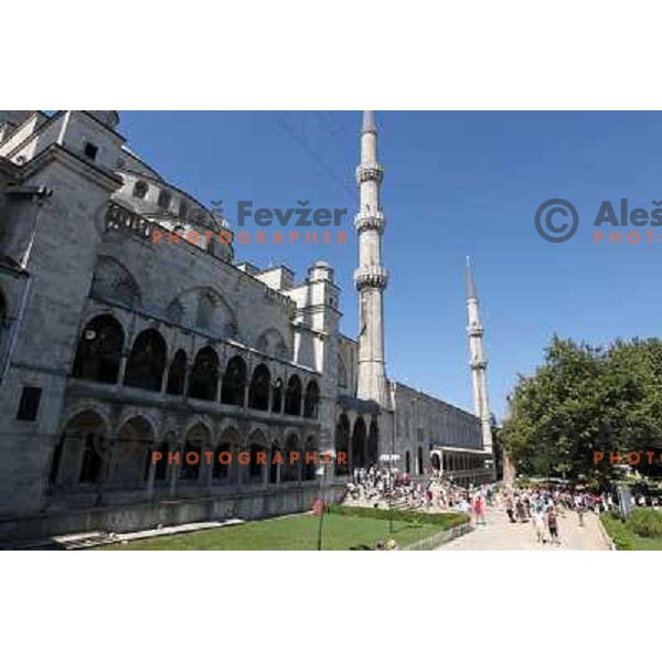 Sultan Ahmet- Blue mosque on August 31, 2010 Istanbul, Turkey 