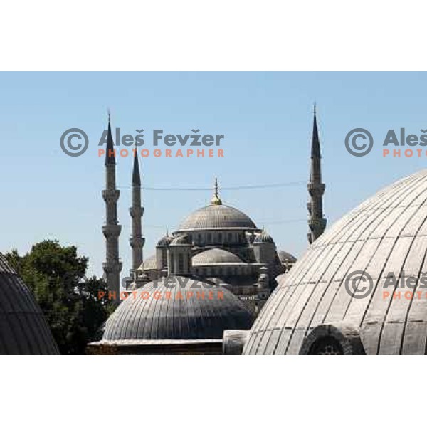 Sultan Ahmet- Blue mosque on August 31, 2010 Istanbul, Turkey 