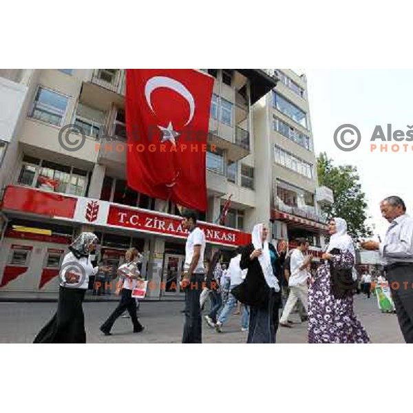 Bakirkoy shopping street on August 31, 2010 Istanbul, Turkey 