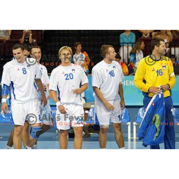 Marko Ostir,Luka Zvizej,Tomaz Tomsic,Uros Zorman,Beno Lapajne, Summer Olympic Games Athens 2004, Greece 