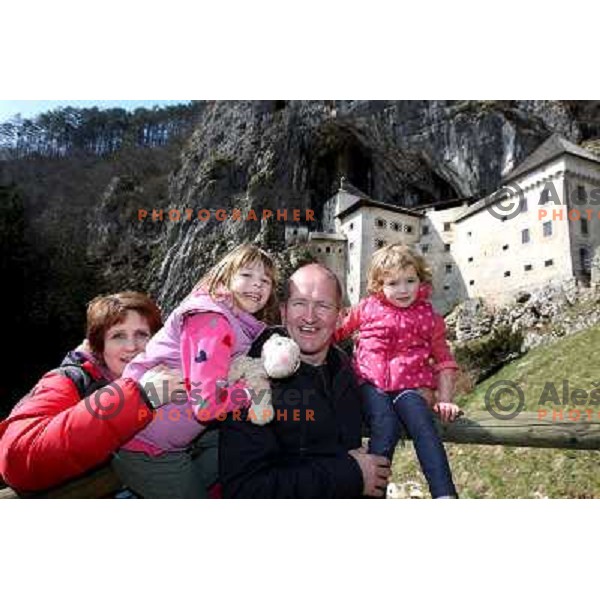Eddie "The Eagle" Edwards, British winter Olympian from 1988 Calgary games visited Slovenia with his family in march 2011 